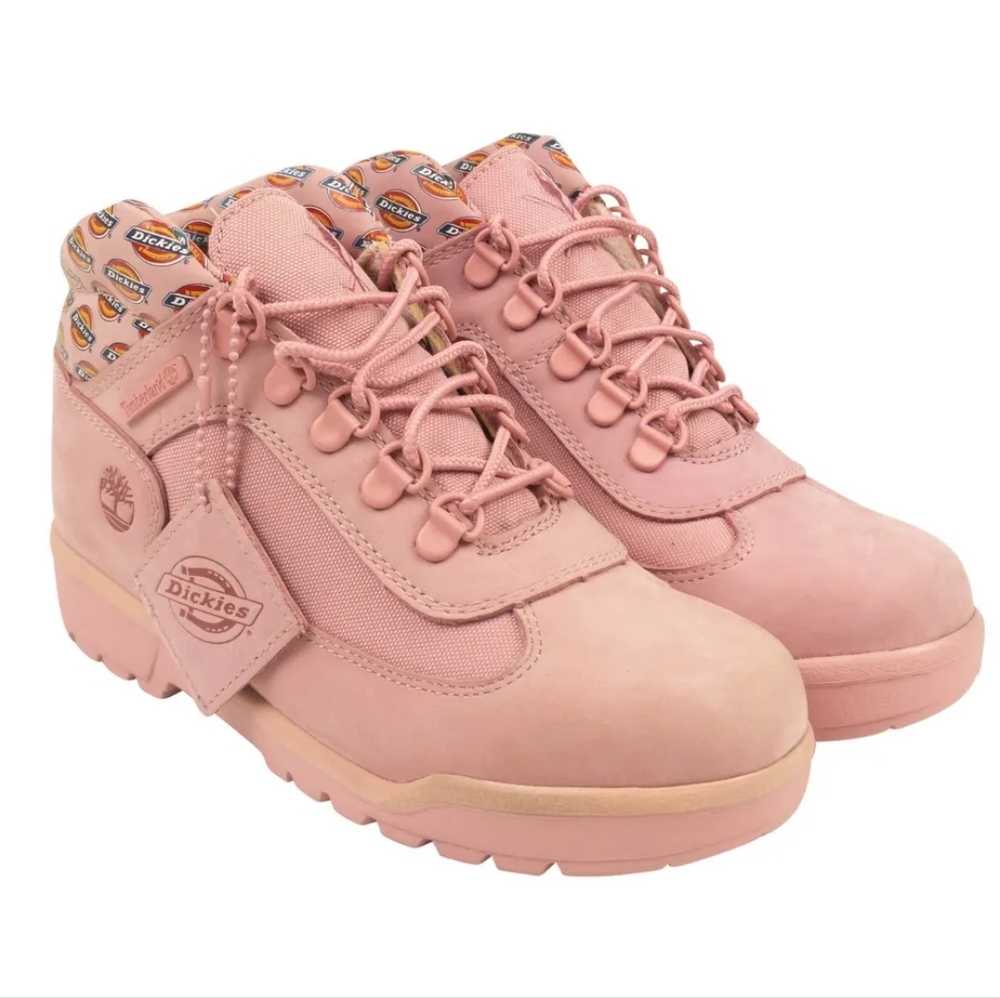 NIB OPENING CEREMONY X TIMBERLAND X DICKIES Pink Low Field Boots